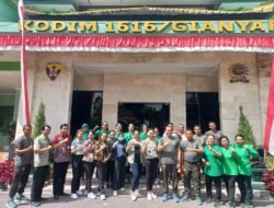 Kodim 1616/Gianyar Bersama RS Ari Chanti Gelar Pemeriksaan Kesehatan Gratis dan Sosialisasi