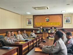 Polresta Denpasar Terima Supervisi Rolog Polda Bali Jelang Operasi Mantap Praja Agung 2024