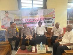 Minggu Kasih di Beringkit, Polres Badung Dekatkan Diri dengan Masyarakat