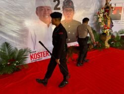 Satgas OMP Amankan Paslon Koster – Giri ke Nusapenida