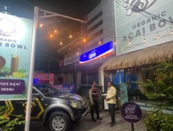 Patroli Saat Jam Rawan Kriminalitas Samapta Polsek Kuta Utara Sambangi ATM BRI 