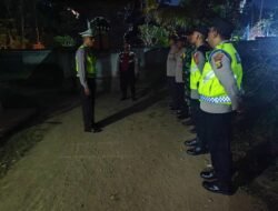 Personil OMP Agung 2024 Polres Badung Pastikan Giat Simakrama Paslon Berjalan Kondusif