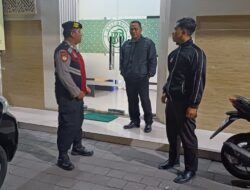 Polsek Kuta Utara Blue Light Patrol Subuh Sambangi Kantor dan ATM BPD Gatsu Barat