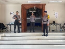 Polres Badung Tingkatkan Pengamanan Gudang Logistik KPU Badung 