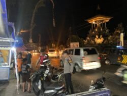 Sambangi Pasar Senggol Blahkiuh, Polsek Abiansemal Giatkan Patroli Dialogis