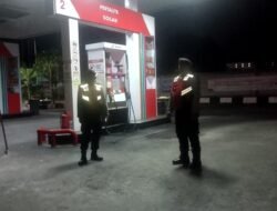 Ciptakan Rasa Aman Pada Obyek Vital, Patroli Samapta Polsek Abiansemal Sambangi Obvit SPBU