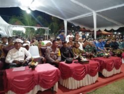 Kapolsek Abiansemal Hadiri Pembukaan Bongkasa Village Festival