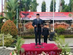 Peringati Hari Kesaktian Pancasila, Kasdim Gianyar Mayor Arh Pande Made Sudarta Hadiri Upacara di Kantor Bupati