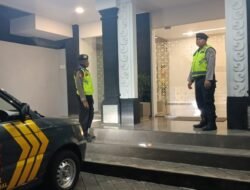 Samapta Polsek Abiansemal Gelar Patroli Objek Vital Datangi BNI KCP Sibang