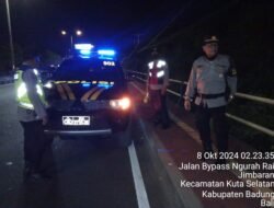 Polsek Kuta Selatan Lakukan Blue Light Patrol Demi Kondusifitas Selama Kampanye Pilkada 2024