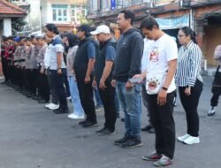 Polresta Denpasar Gelar Pengamanan Kampanye Blusukan Paslon 1 yang Dihadiri Ketua Umum PSI