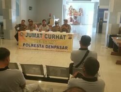 Jumat Curhat” di Wilayah Hukum Polsek Benoa, Dengarkan Curhat Pekerja Pelabuhan