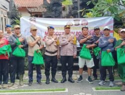 Komunikasi Dengan Warga Desa Buduk, Polres Badung Gelar Minggu Kasih