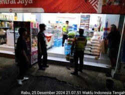 Polsek Kuta Selatan Intensifkan KRYD Blue Light Patrol untuk Jaga Kamtibmas di Malam Natal dan Menjelang Tahun baru 2025