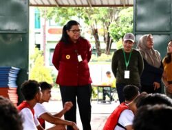 Hujan Tak Redam Semangat Peserta SKB Kesamaptaan Kemenkumham Bali Hari Ketiga