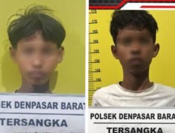 Dua Pelajar Diamankan Polsek Denpasar Barat Usai Lakukan Curat dan Curanmor